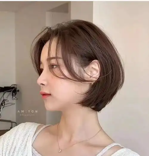 2022挂耳头不烫不染爆好看