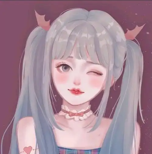 女生动漫头像,大雾四起,我在无人处爱你