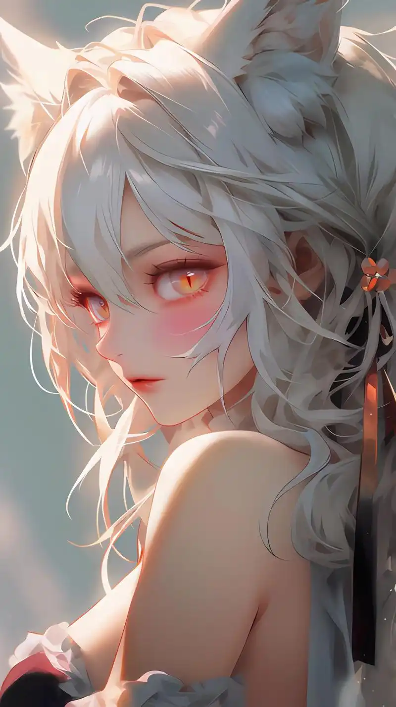 你的动漫世界,ai绘制猫耳美少女!