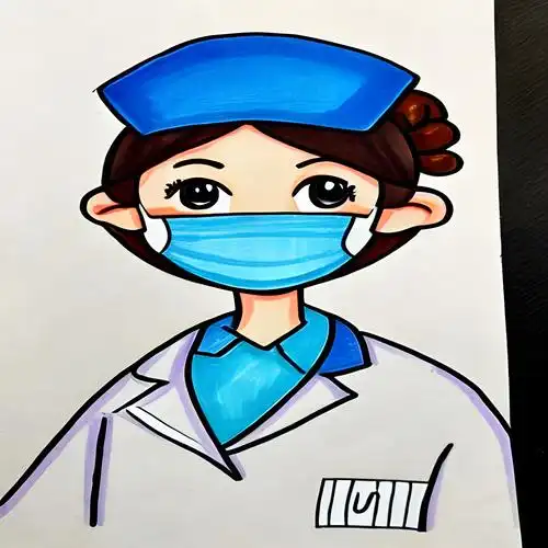 画一个女医生简笔画