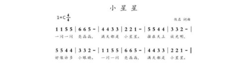 一闪一闪亮晶晶歌曲简谱_文档下载
