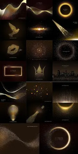 黑金颗粒质感背景