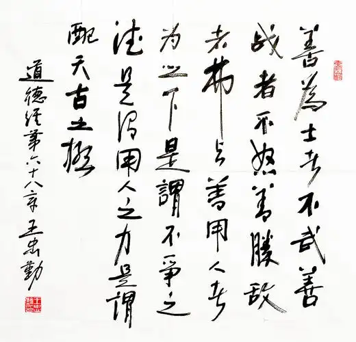 王忠勤书法:《道德经》全文