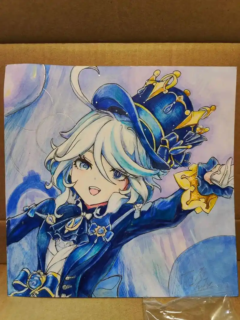 彩铅 #画画🎨 #手绘 #原神 罪人舞步旋#动漫人物 - 抖音