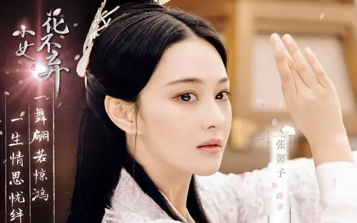 小女花不弃古装壁纸_林依晨张彬彬甜恋