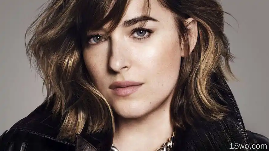 名人达科塔约翰逊女演员美国americanbrunetteblueeyesactress面容