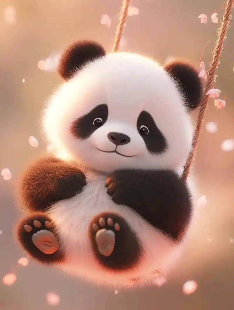 可爱的熊猫头像壁纸.#大熊猫 #萌化了 #呆萌呆萌 #熊猫17 - 抖音