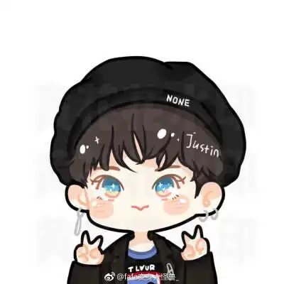 justin卡通头像图片