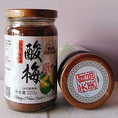 天美食品冰花酸梅酱320g3冰梅酱梅子酱蘸料调味烧鹅烤鸭酱叉烧酱默认