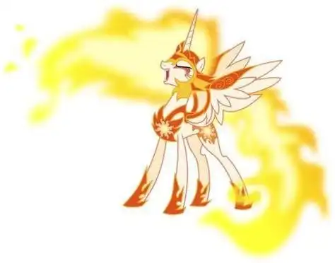 简笔画小马宝莉太阳公主