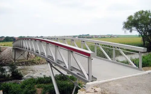 跨河流铝合金人行天桥