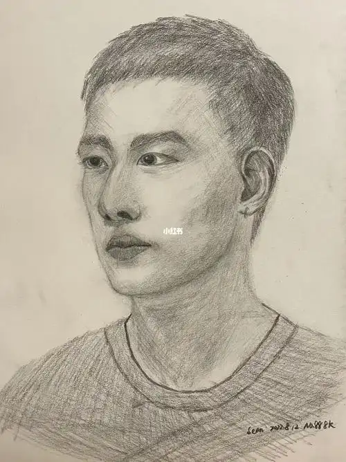 88:男青年肖像,死活画不像