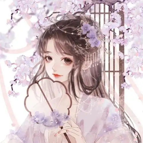 古风紫色系女头分享绣幕芙蓉一笑开斜偎宝鸭衬香腮眼波才动被人猜