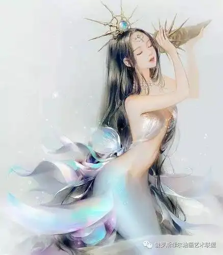 仙气逼人通透唯美莫非这位韩国神仙画手画的是小仙女