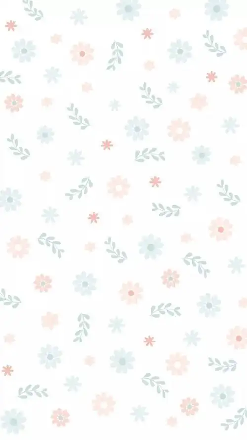 小清新 小碎花壁纸 平铺 桌面壁纸 锁屏壁纸 iphone壁纸