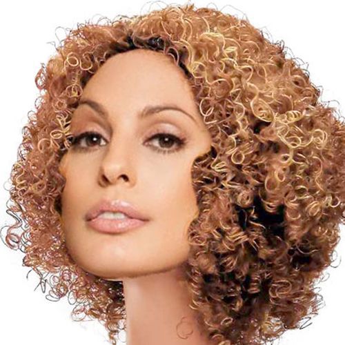 非洲欧美短发黑人假发女小卷爆炸头套玉米烫夸张造型演外国人表演炫金