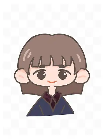 卡通形象手绘png素材14528毕业季毕业照女孩合影手绘插画png免抠素材