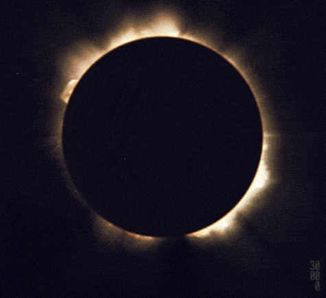 金边日食动态图