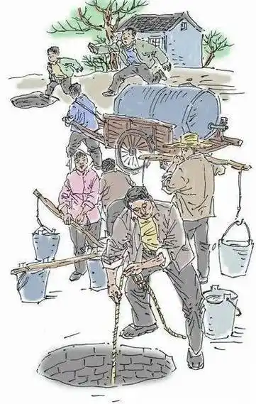 扁担的作用可有历史了,旧社会有挑夫.