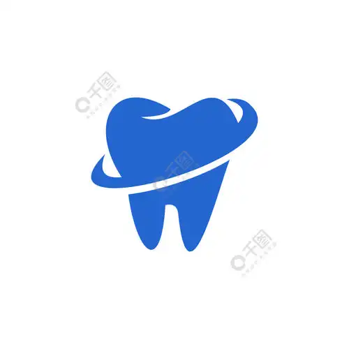 创意牙科诊所标志向量具有现代设计风格的抽象牙科符号图标