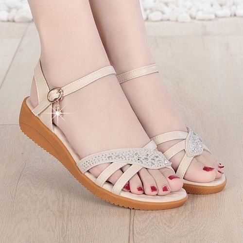 孕妇凉鞋女平底防滑