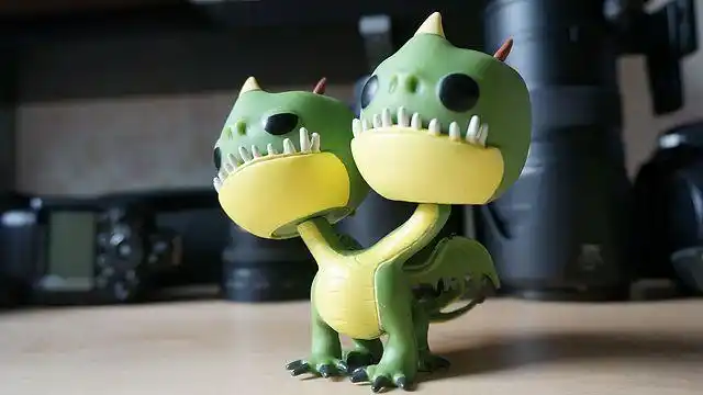 驯龙高手 双头龙公仔