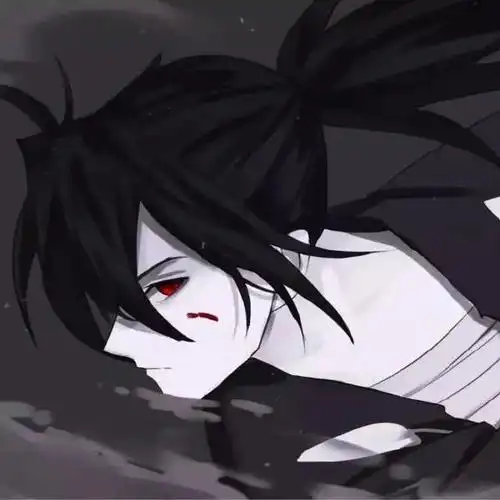 动漫头像:暗黑系男生动漫头像,愿你坚定而温柔