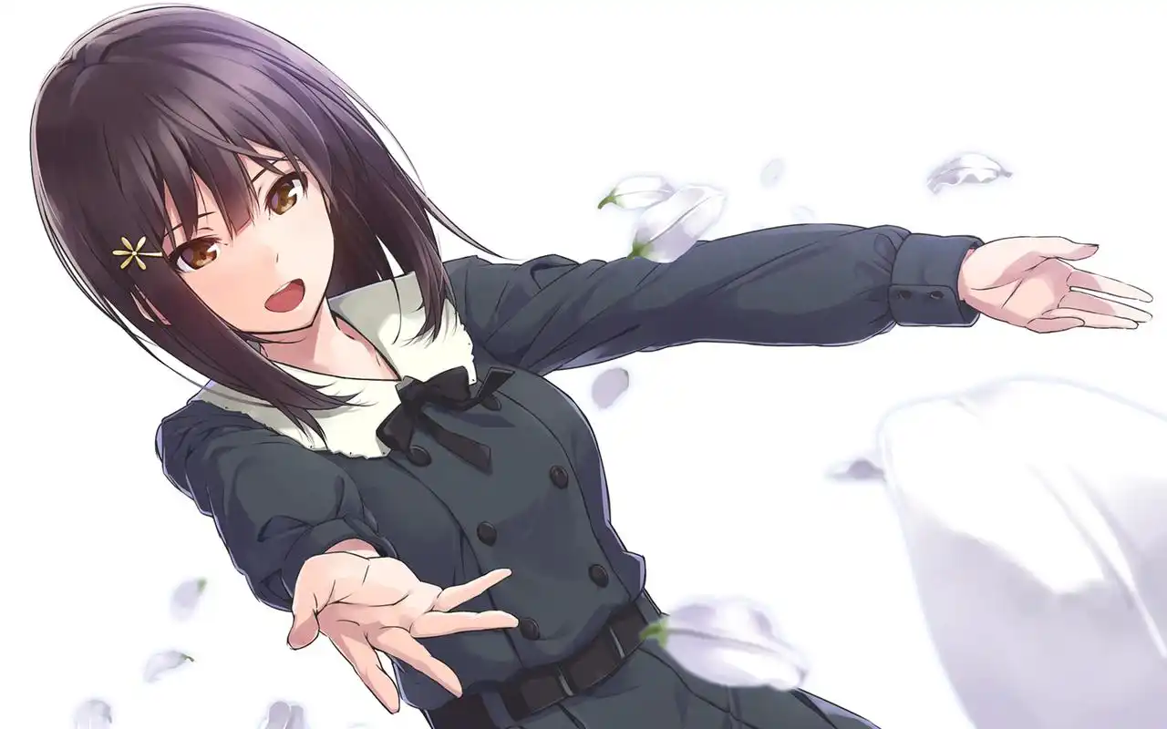 唯美养眼的动漫美女桌面壁纸