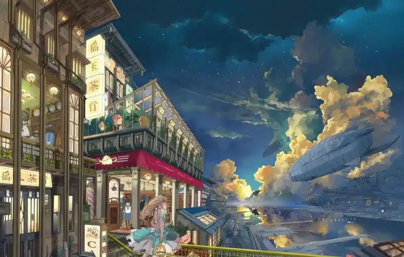 这些日本动漫里的场景,每一张都有代入感,很好看!_高清图集_新浪网