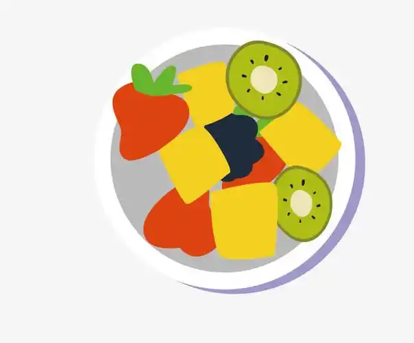 水果沙拉矢量素材