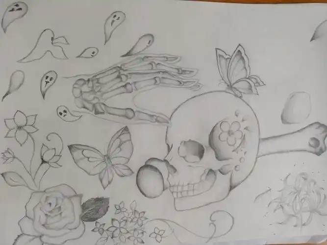 针灸骨伤系人体解剖知识绘图大赛优秀作品