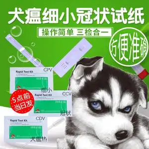 宠物狗狗检测试纸细小犬瘟热冠状病毒试纸狗狗测试纸病毒检测套装
