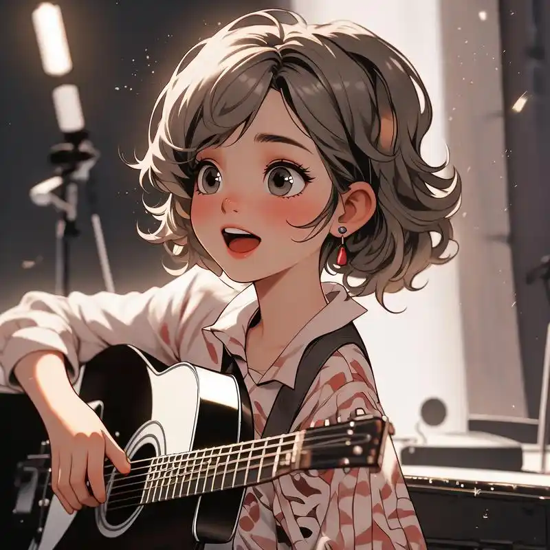 🎤 女生唱歌头像大赏 🎧