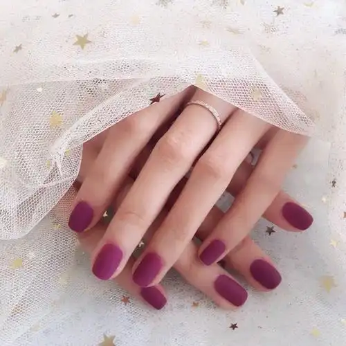 2021年梅子光疗可卸持久美甲磨砂油胶色甲酱紫甲油胶