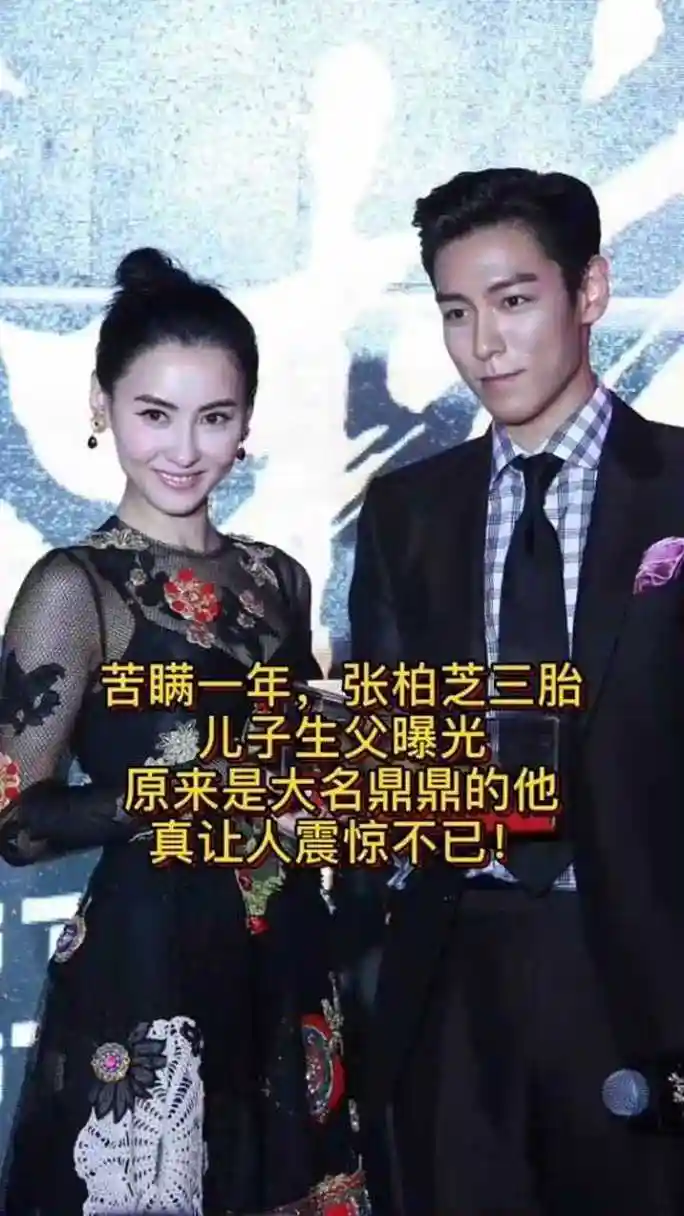 张柏芝三胎的儿子生父居然是他