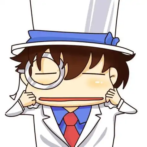 怪盗基德q版头像简笔画图片怪盗基德简笔画头像大全怪盗基德图片大