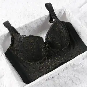 无海绵薄款六排扣内衣女聚拢收副乳防下垂上托矫正外扩调整型文胸
