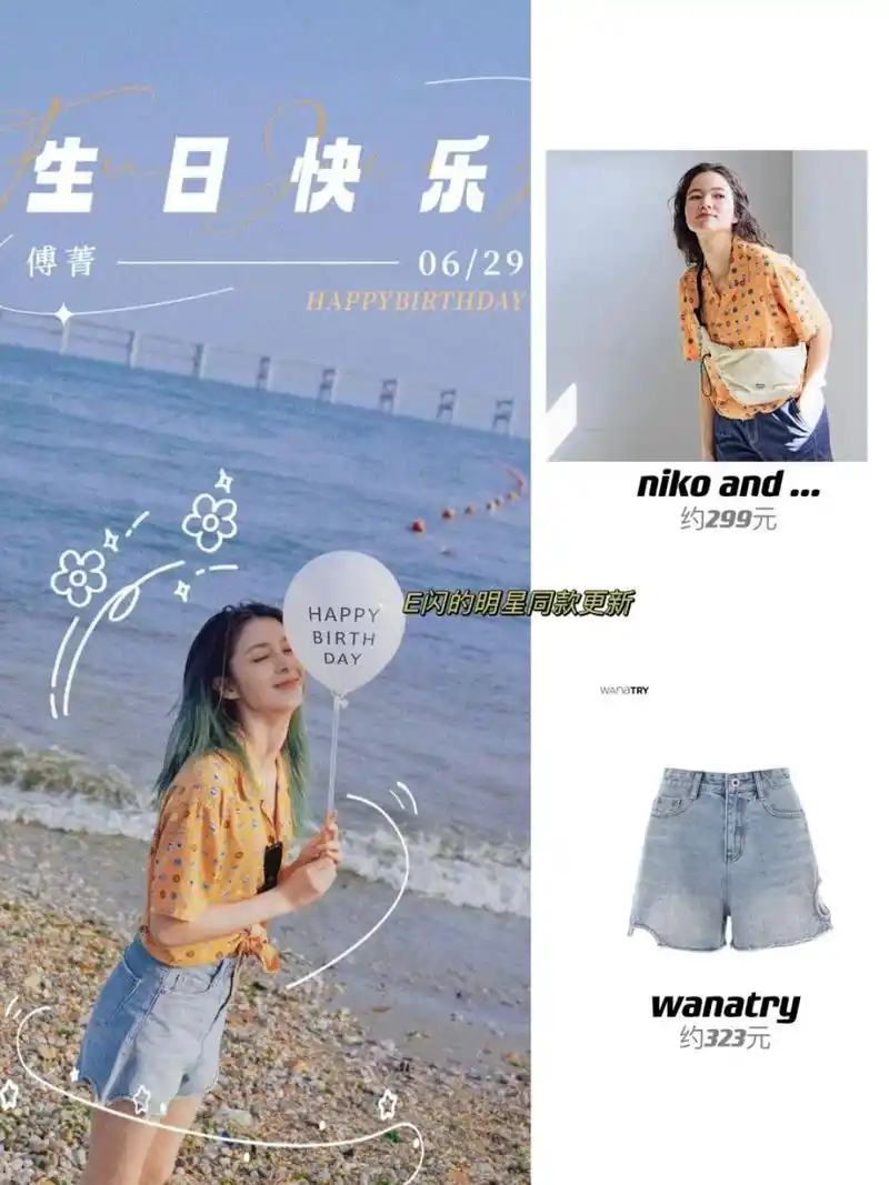 傅菁生日照来啦 清新自然 傅菁昨天生日～又长大一岁了 生日趴好温馨