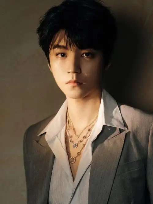 王俊凯 少年霸总版 王俊凯的这身灰色西装造型好迷人啊