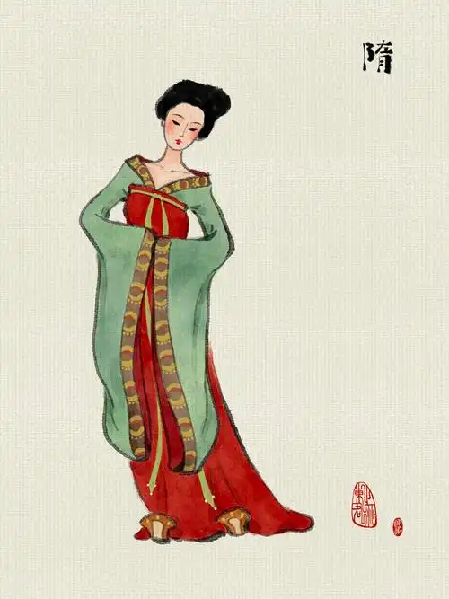 古风 国画人物 装束复原 -汉民族历朝代服饰