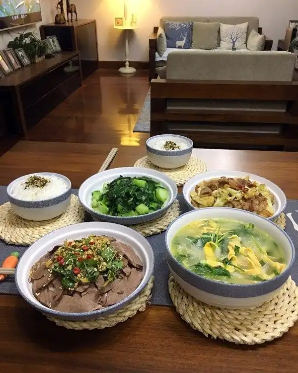 梅之小榭做的晚饭