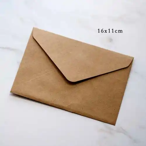 信封牛皮火漆古风浪漫文雅明信片邀请函寄信封口信封