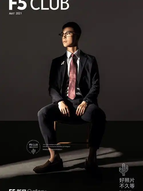 光影商务型的形象照简直是高级的天花板