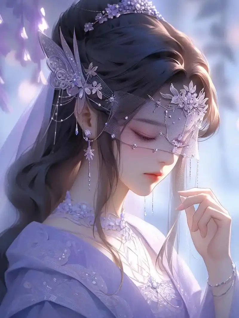 蒙眼杀,古风,国风,女头.抖音搜索93神图君输入ccj0217 - 抖音