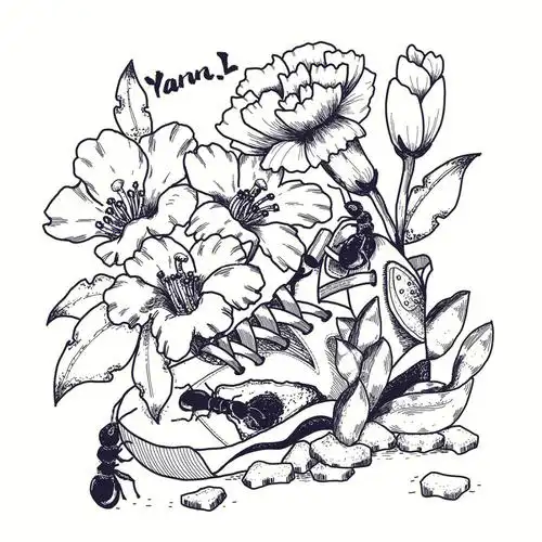 针管笔繪畫简单的线条出不一祥的效果每天都绘画不同的东西手渐渐变得