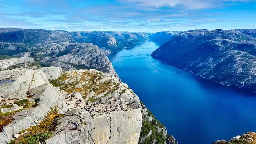 瑰丽山川河流自然风景
