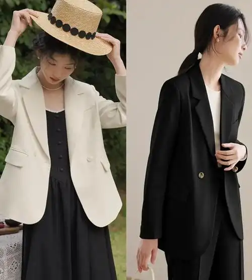 西装外套 阔腿裤=气质王炸!开春穿这5件单品,回头率爆表