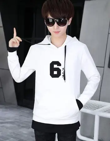 青少年卫衣男长袖13秋季14新款15岁初中学生帅气上衣16带帽t恤男bmg