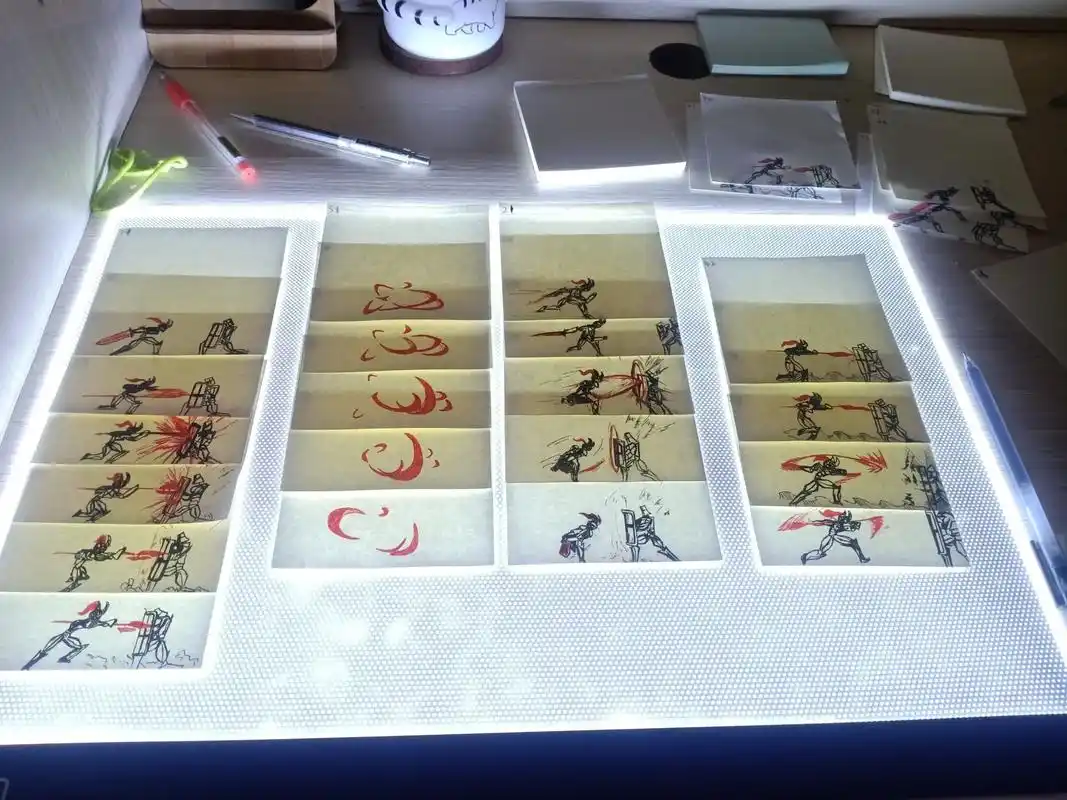 《熬夜手绘》 #翻页动画 #火柴人  - 抖音