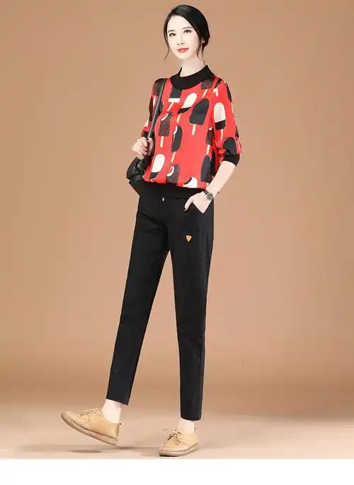 施悦名 女士休闲裤宽松显瘦百搭2020春季新款韩版小脚哈伦长裤子